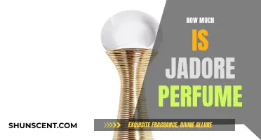 The Cost of J'adore Perfume: How Much Does It Cost?
