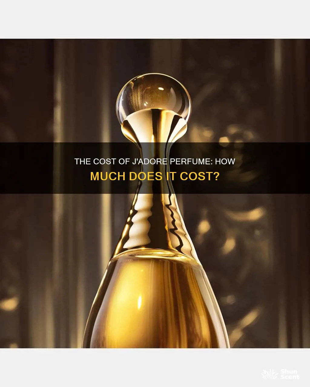 how much is jadore perfume