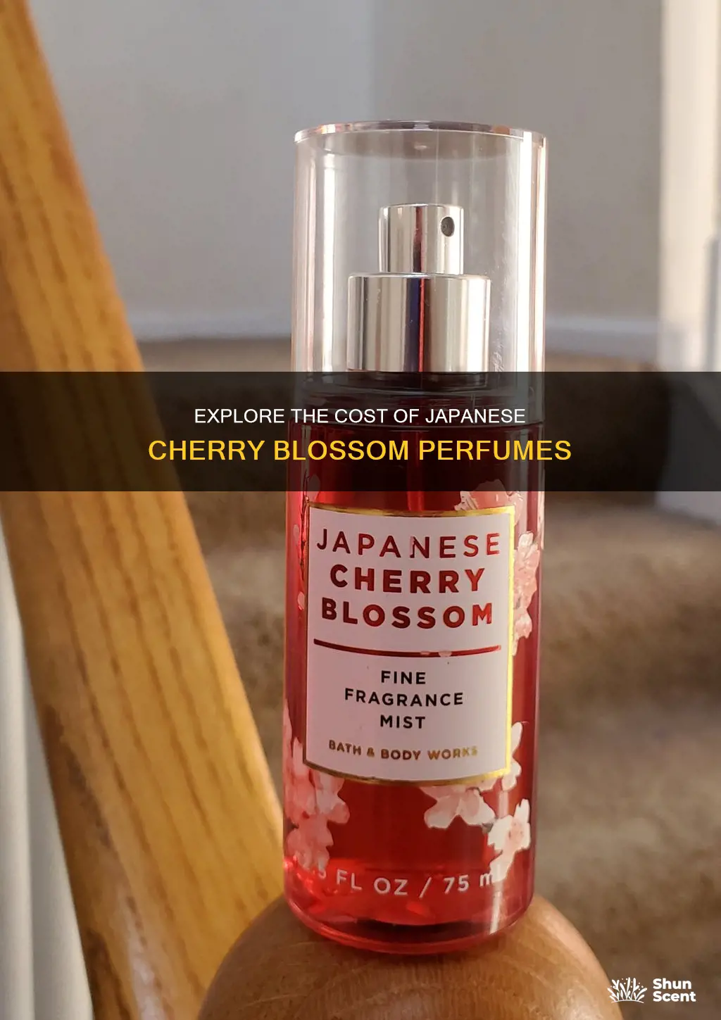 how much is japanese cherry blossom perfume