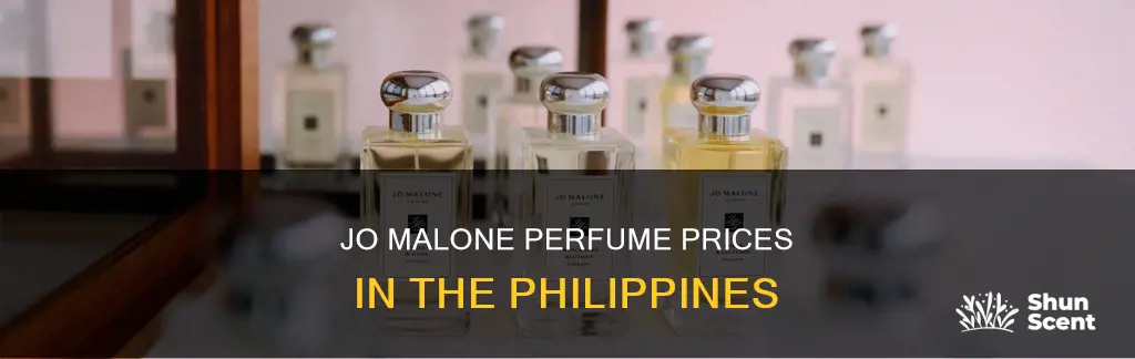 how much is jo malone perfume in philippines