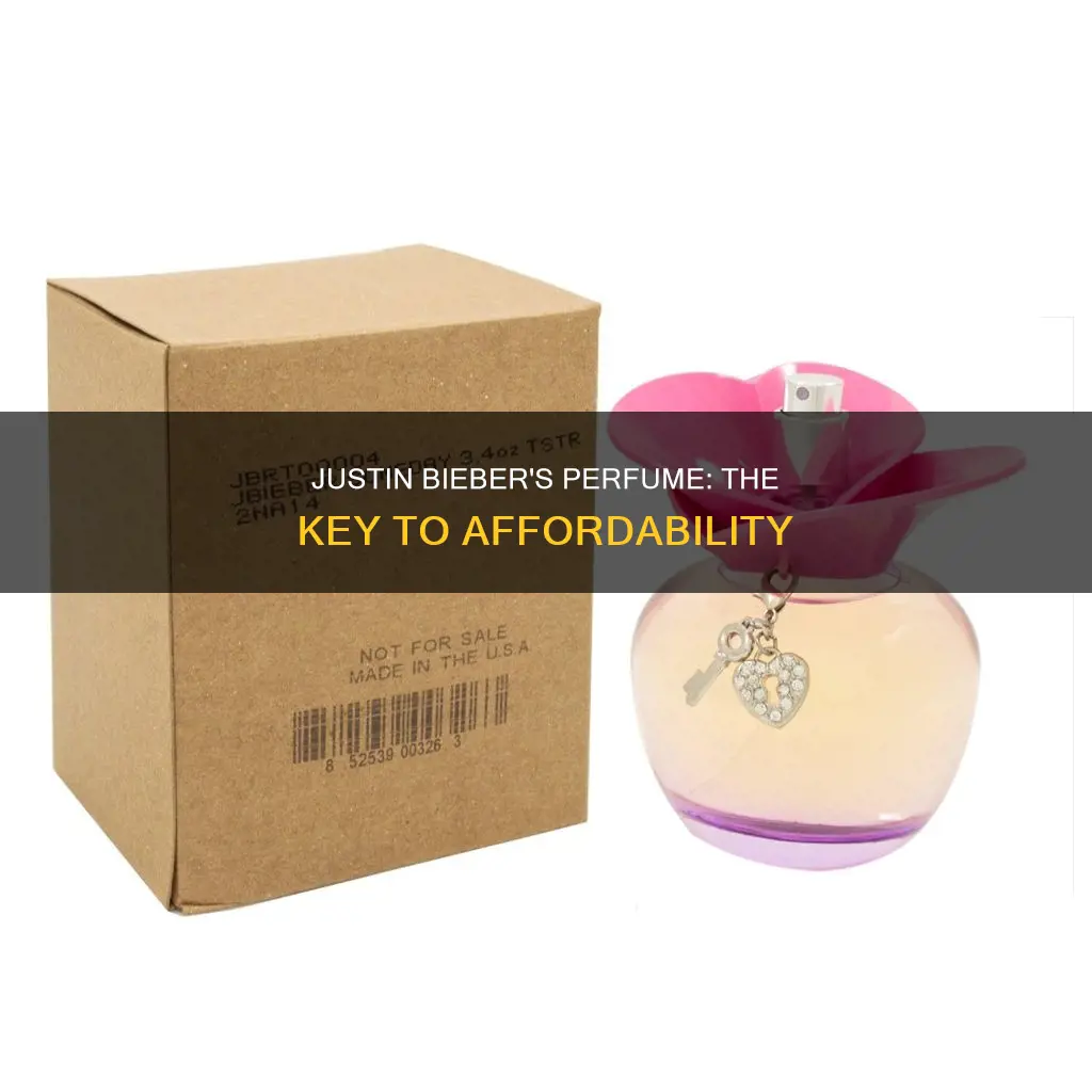 how much is justin bieber the key perfume