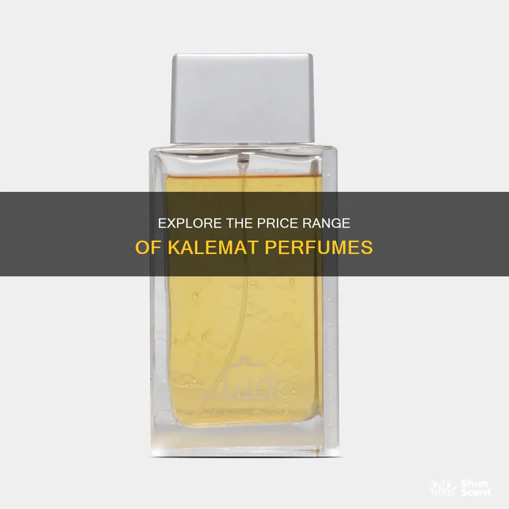 how much is kalemat perfume