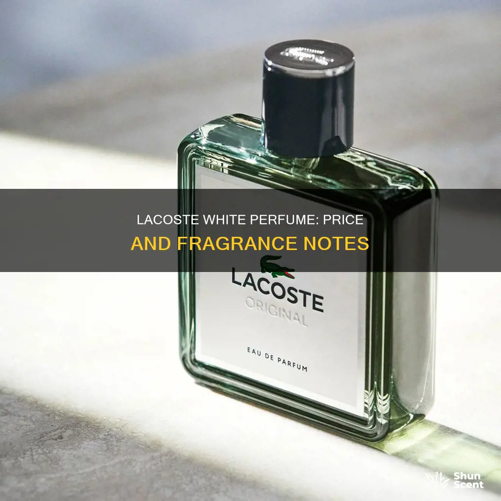 how much is lacoste white perfume