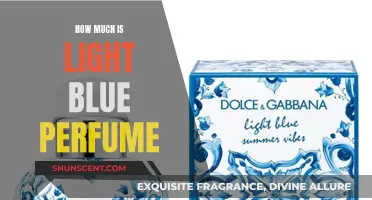 Light Blue Perfume: How Much Does It Cost?