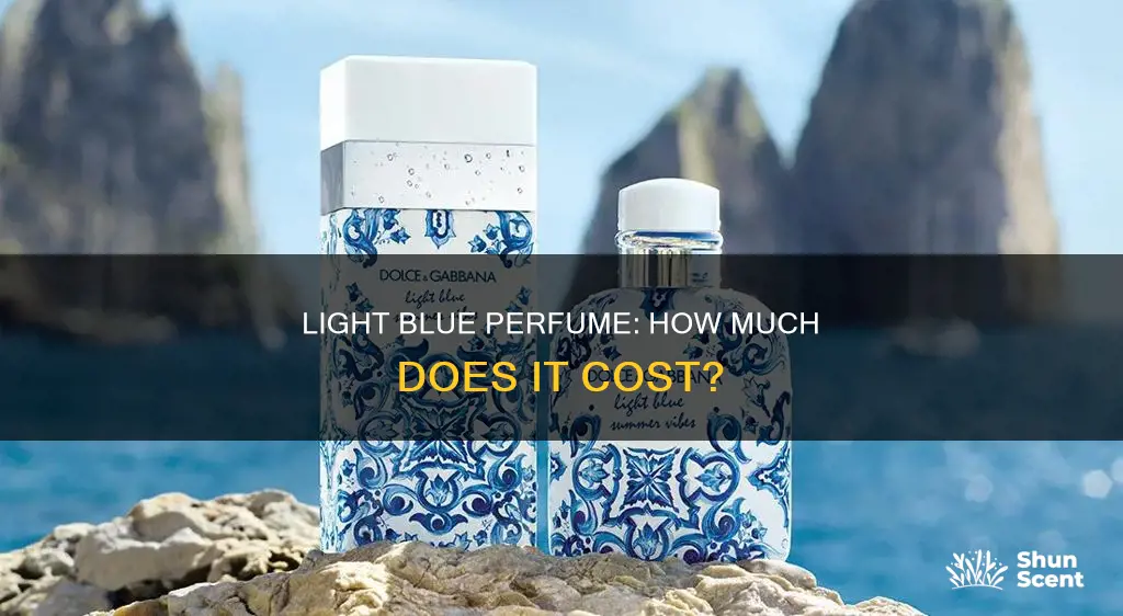 how much is light blue perfume