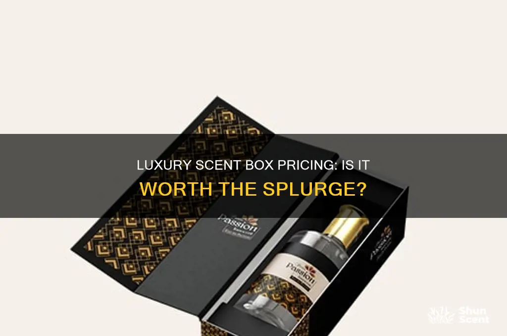 how much is luxury scent box