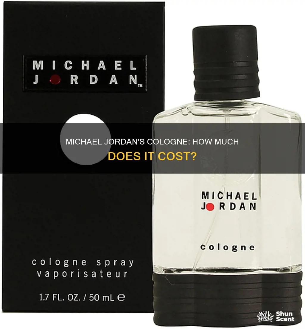 how much is michael jordan cologne