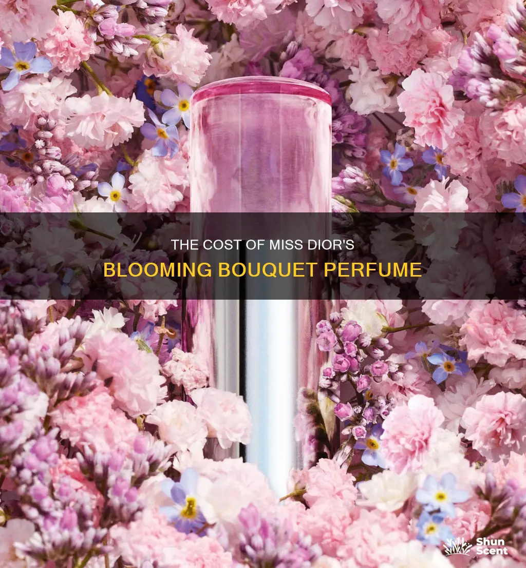 how much is miss dior perfume blooming bouquet