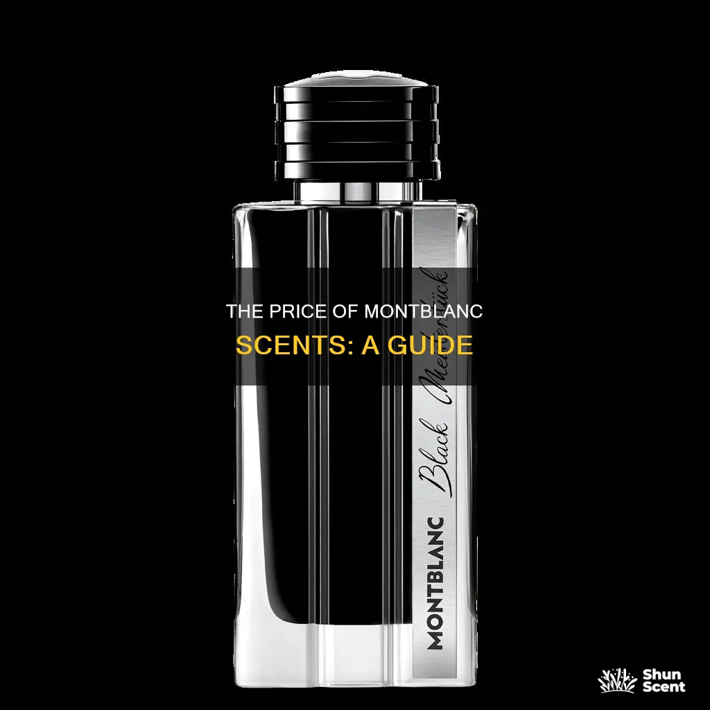how much is montblanc perfume