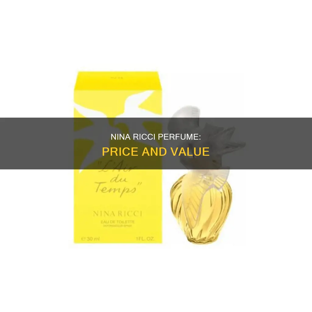how much is nina ricci perfume