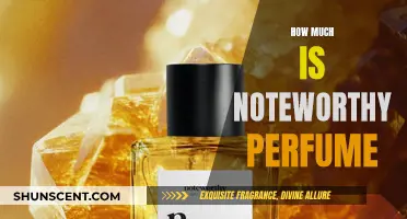 The Price of Noteworthy Perfume