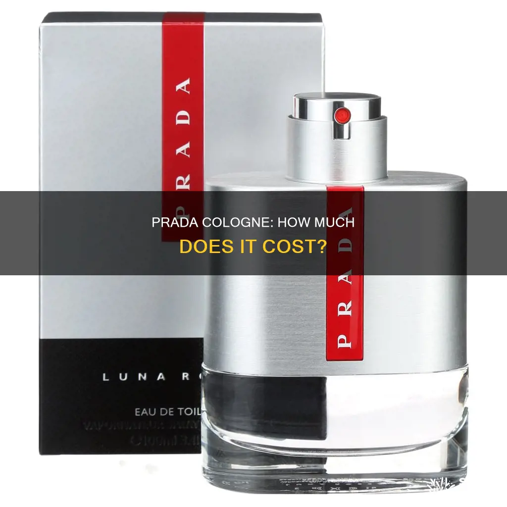 how much is prada cologne