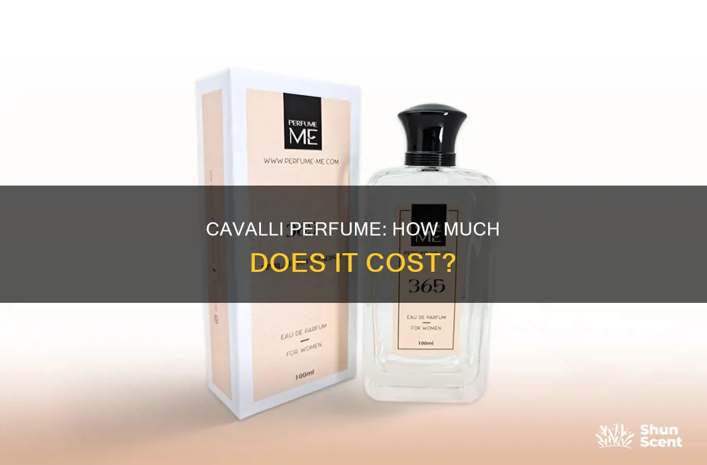 how much is roberto cavalli perfume