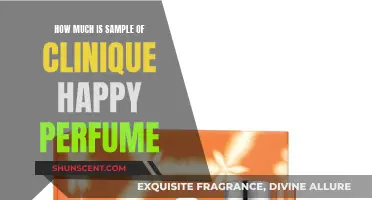 Clinique Happy Perfume: Sample Pricing Guide