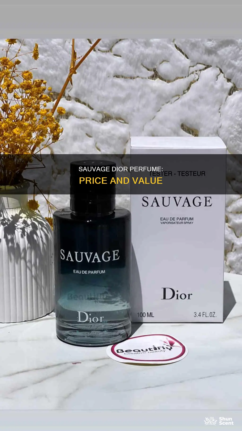 how much is sauvage dior perfume