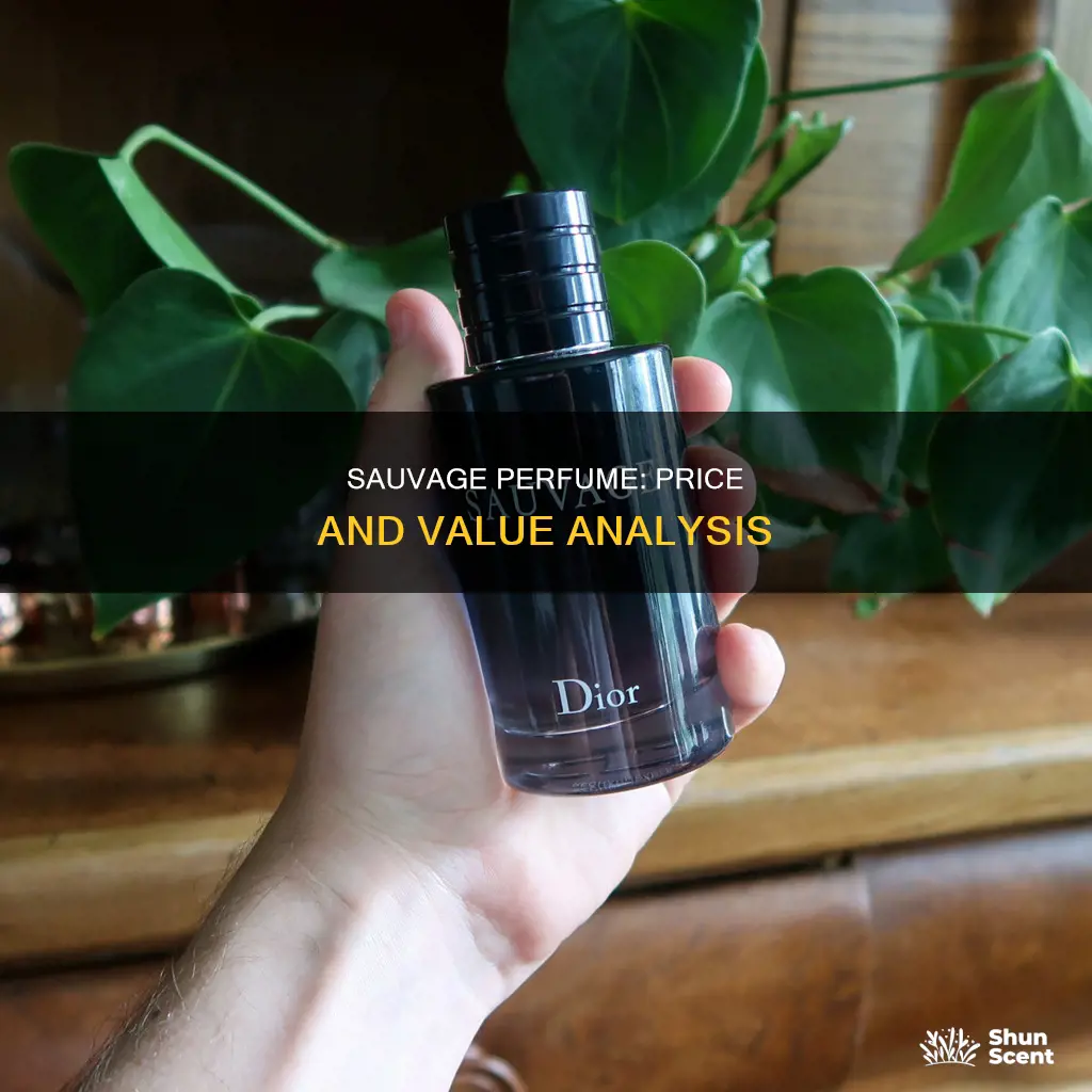 how much is sauvage perfume