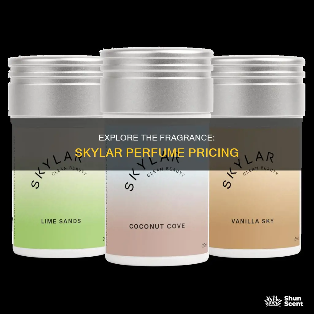 how much is skylar perfume