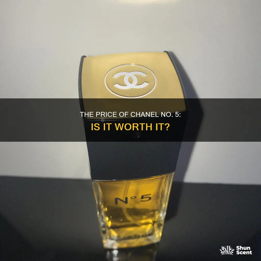 how much is the perfume chanel 5