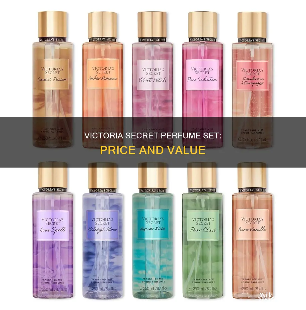 how much is the victoria secret perfume set
