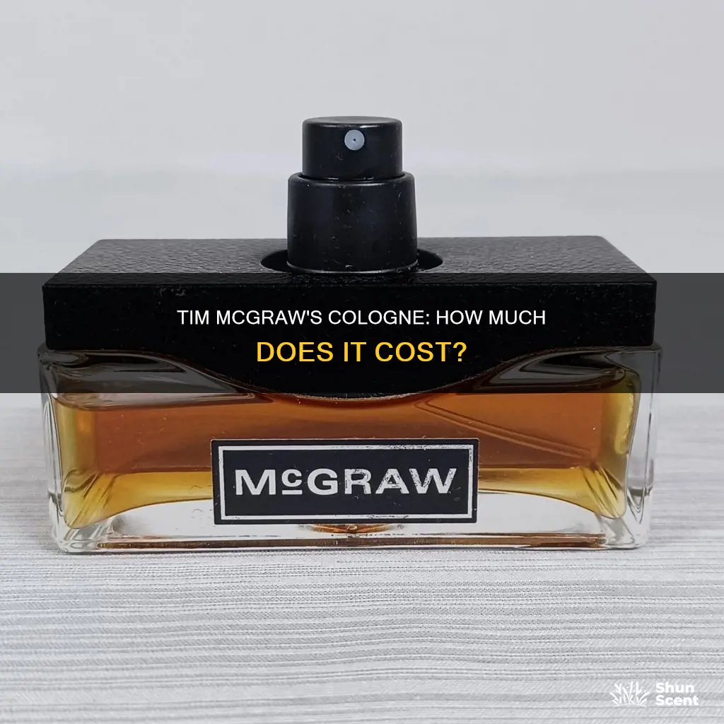 how much is tim mcgraw cologne