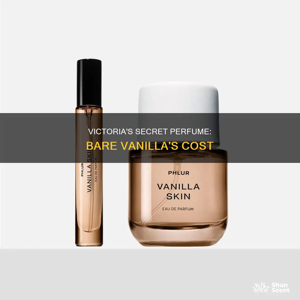 how much is victoria secret perfume bare vanilla