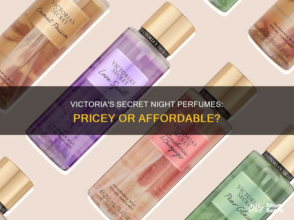 how much is victoria secret perfume night