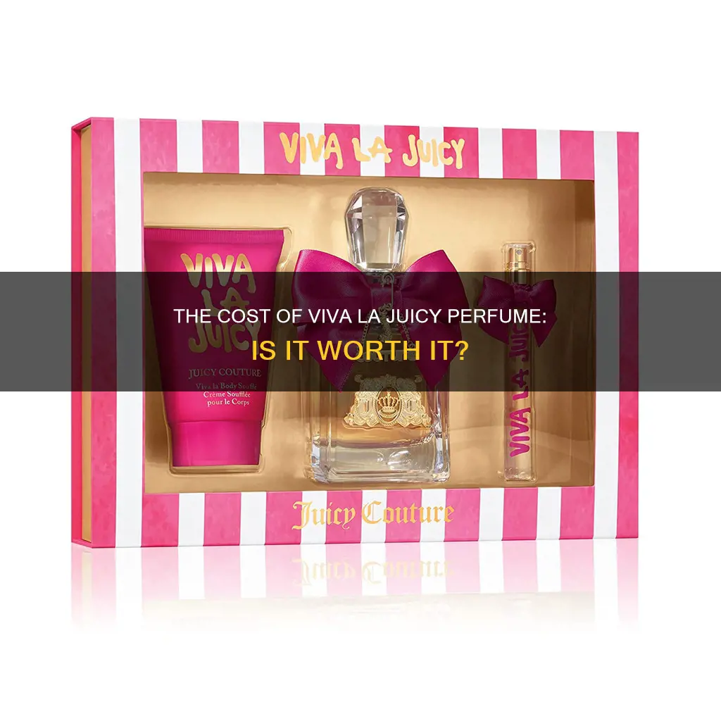 how much is viva la juicy perfume