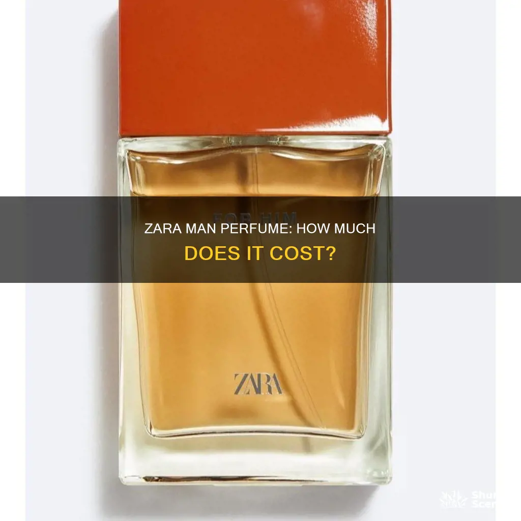 how much is zara man perfume