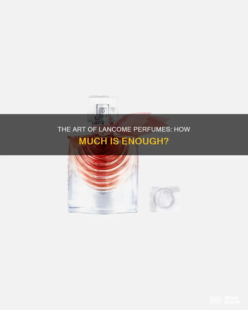 how much lancome perfume
