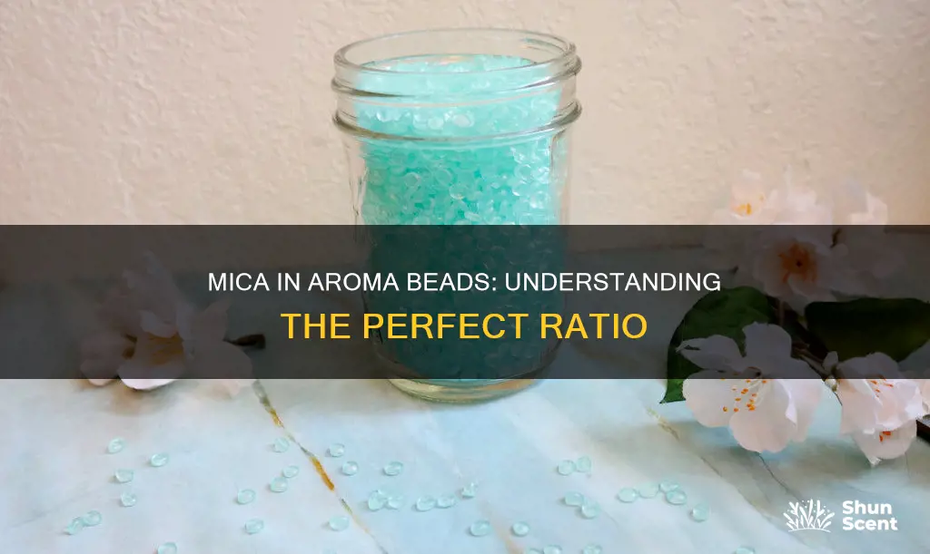 how much mica in aroma beads