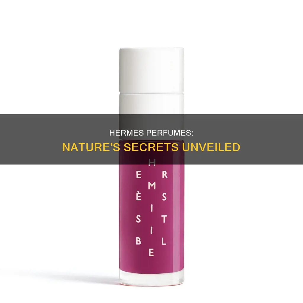how much naturals is in hermes perfumes