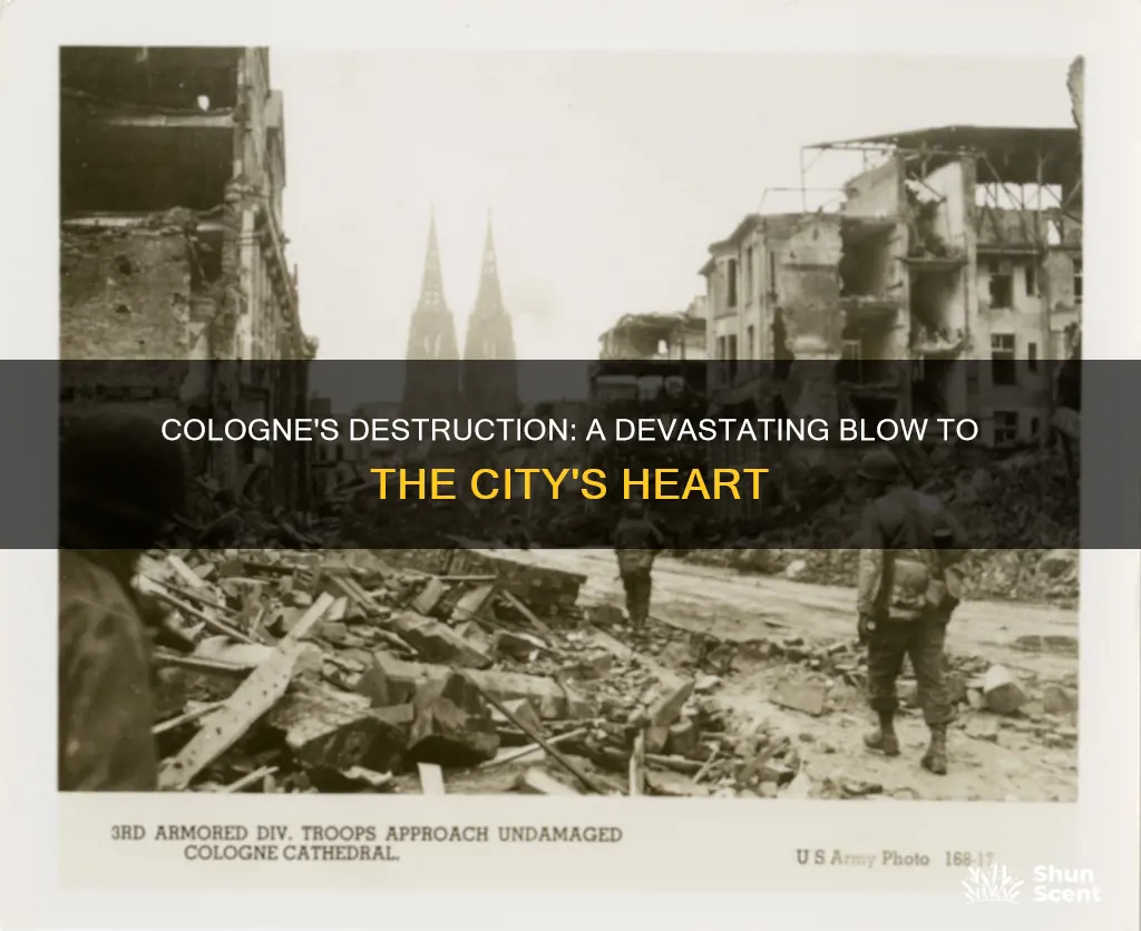 how much of cologne was destroyed