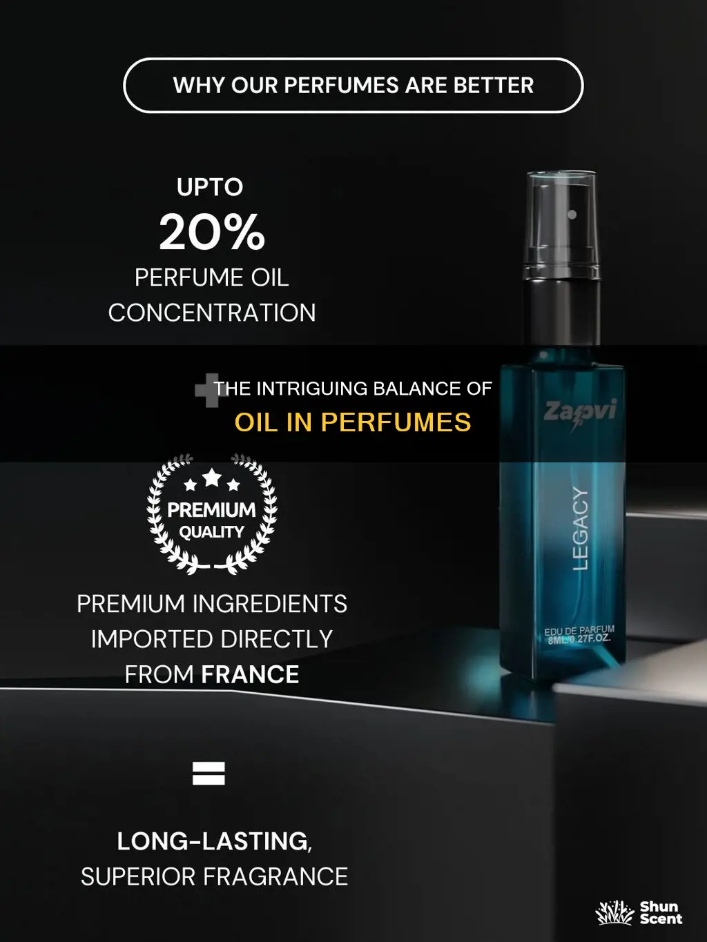 how much oil is in perfume