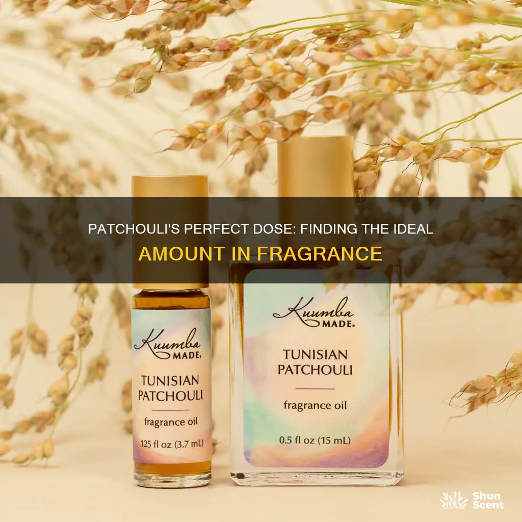 how much patchouli in a fragrance