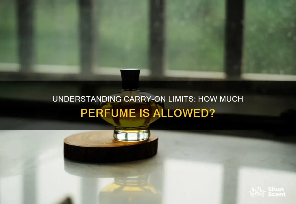 how much perfume allowed in carry on