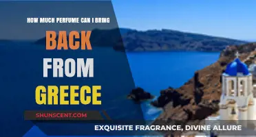 Bringing Back Greek Scents: How Much Perfume?