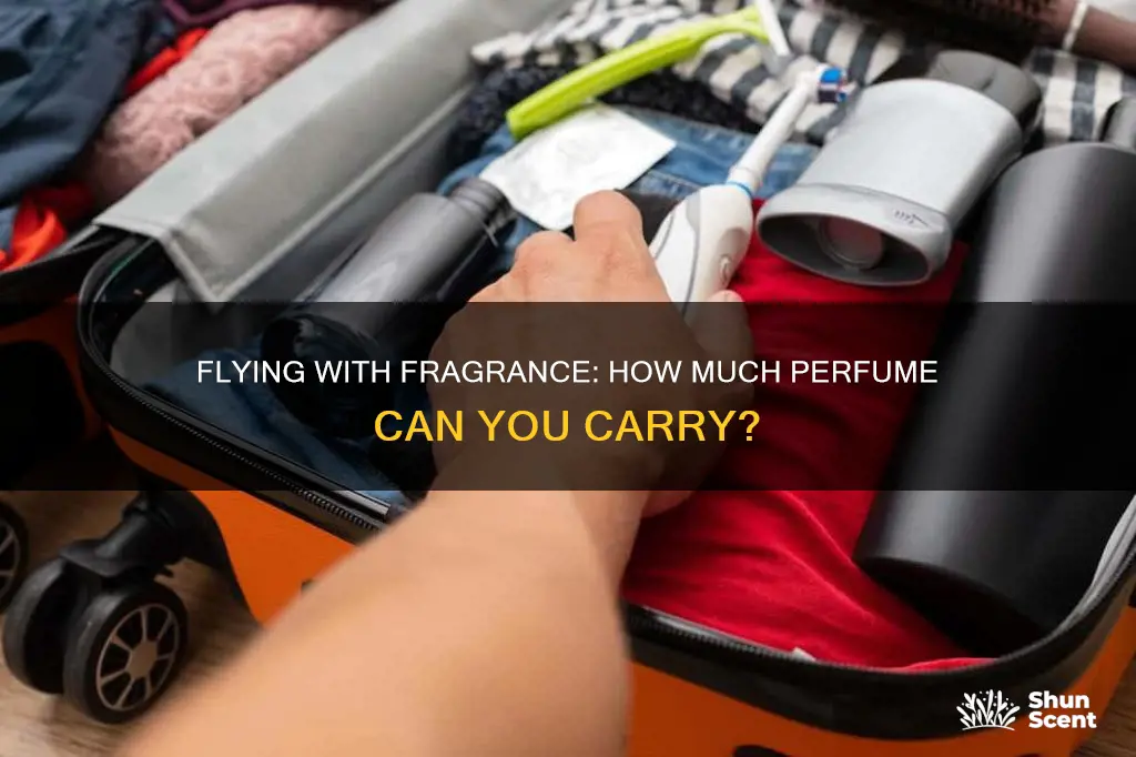 how much perfume can you fly with