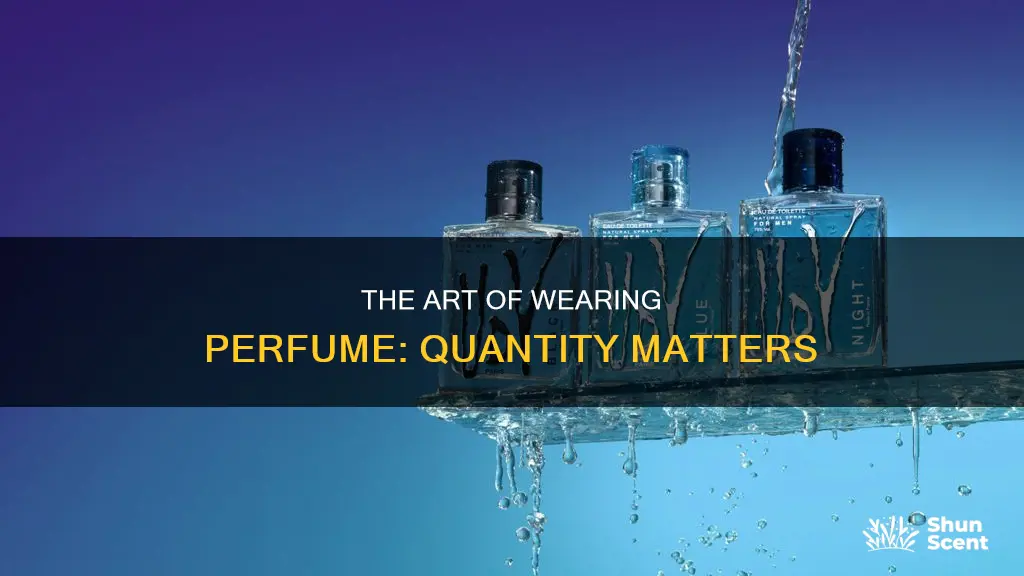 how much perfume do you wear