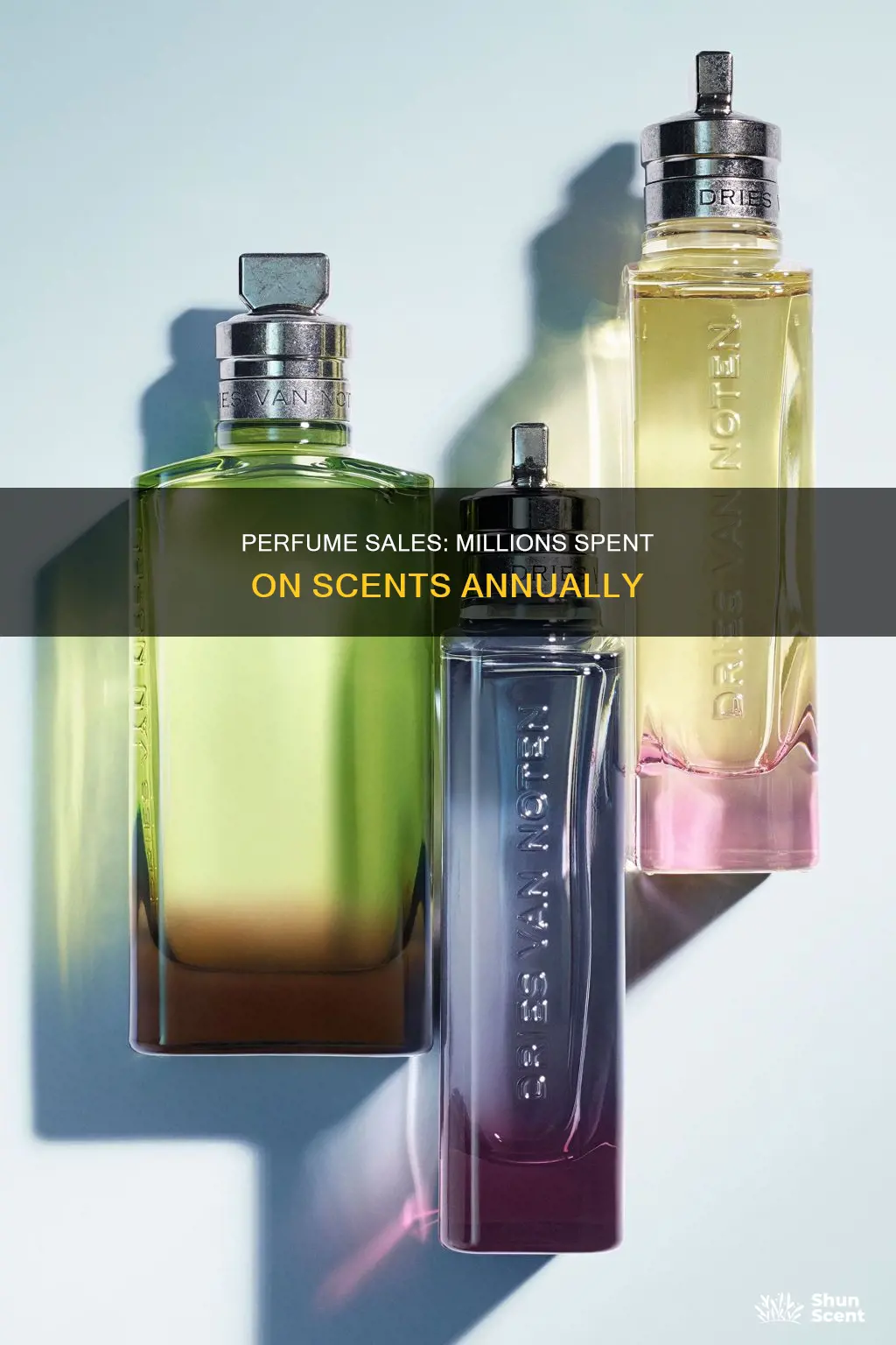 how much perfume is sold a year