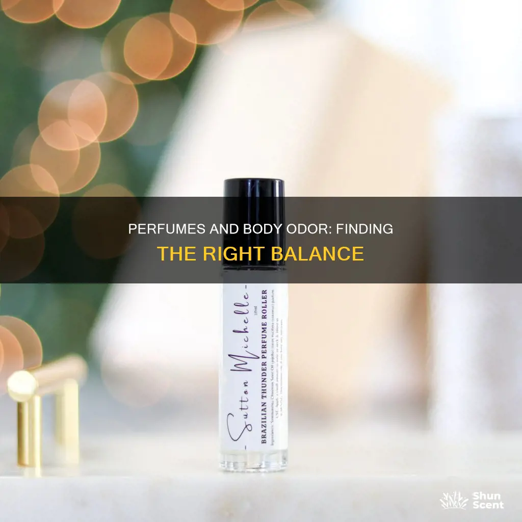 how much perfume to cover up sweat smell
