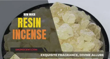 Burning Resin Incense: How Much Should You Use?