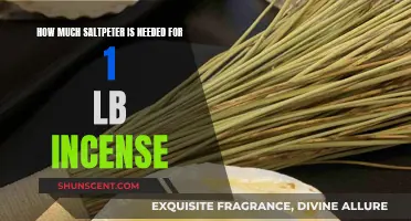 Saltpeter Incense Ratio: Achieving the Perfect Blend