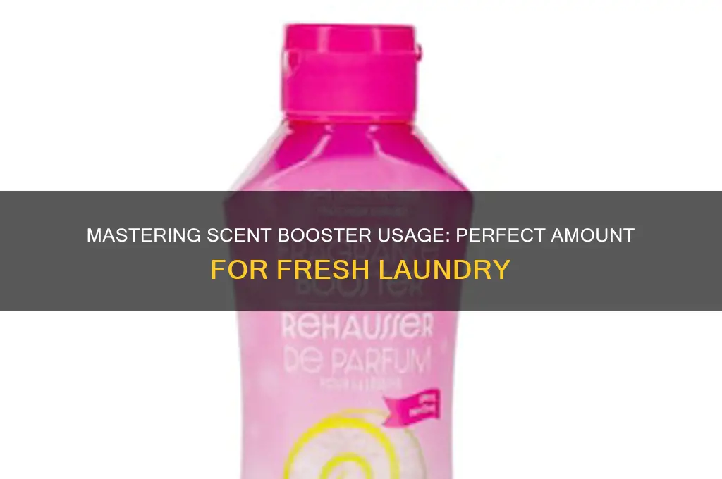 how much scent booster to use