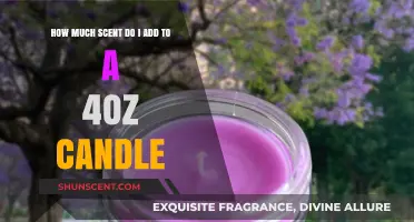 Perfect Scent Ratio for 4oz Candles: A Beginner’s Guide