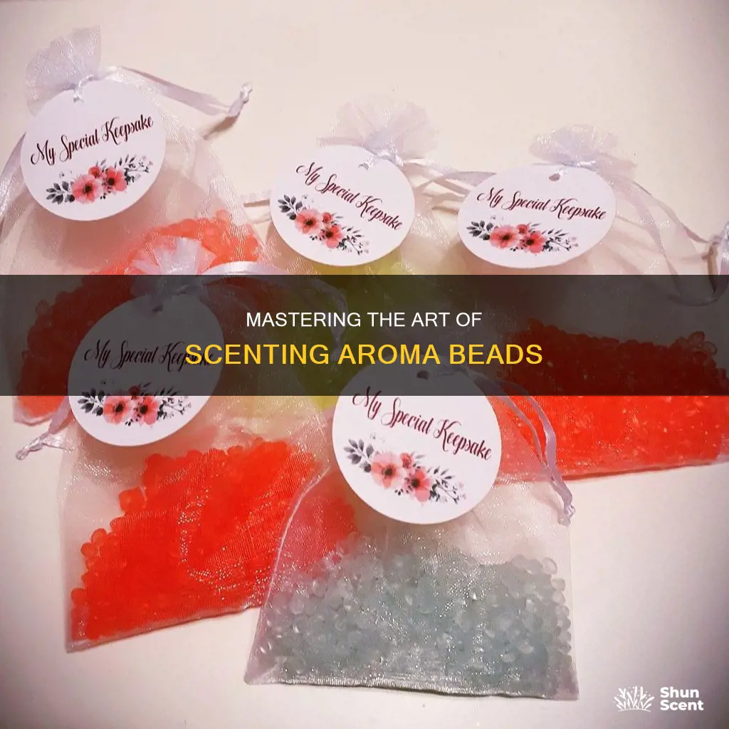 how much scent to add to aroma beads