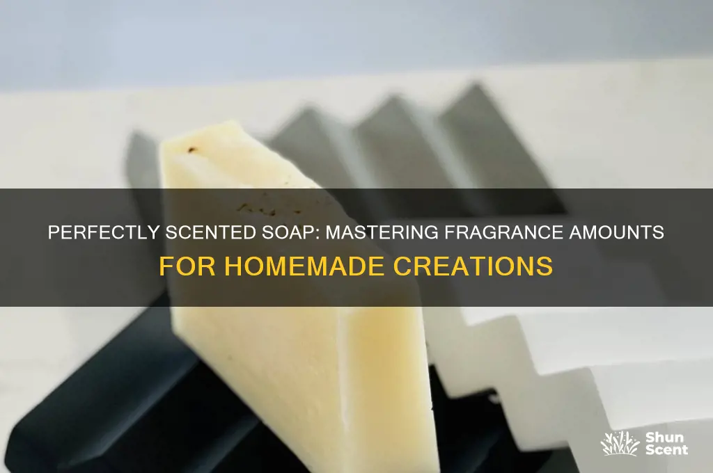how much scent to add to soap