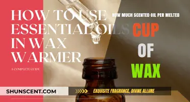 Perfect Scent Ratio: Scented Oil to Melted Wax Cup Guide