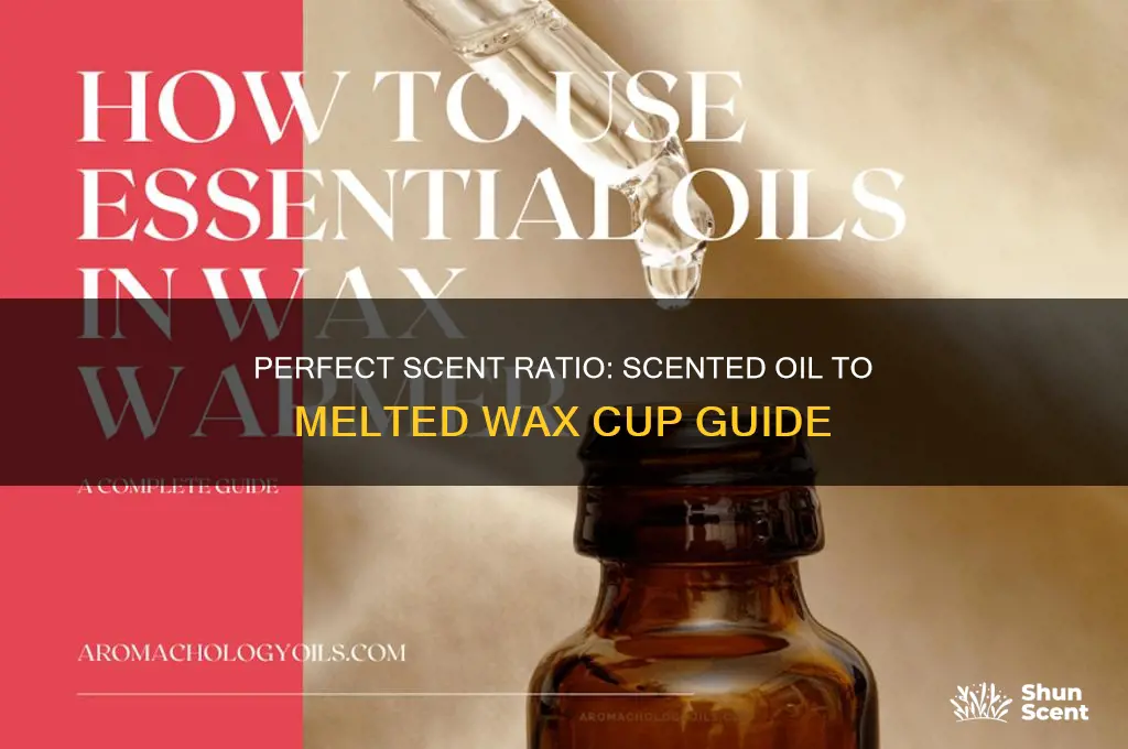 how much scented oil per melted cup of wax