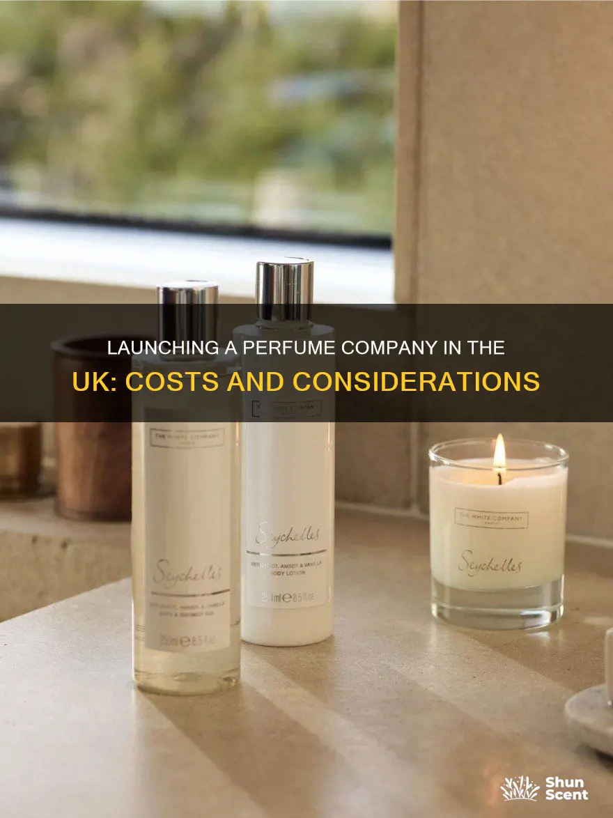 how much to launch perfume company uk