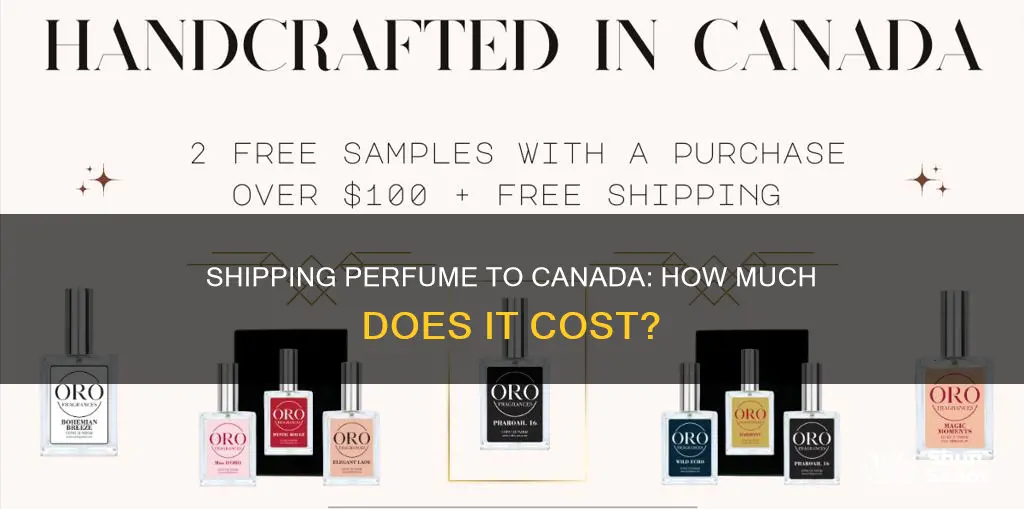 how much to send perfume to canada
